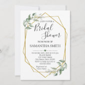 Groen gouden Vrijgezellenfeest Minimalistische bru Kaart (Voorkant)