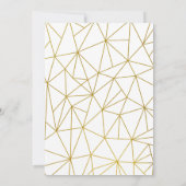 Groen gouden Vrijgezellenfeest Minimalistische bru Kaart (Achterkant)