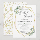 Groen gouden Vrijgezellenfeest Minimalistische bru Kaart (Voorkant / Achterkant)