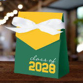 Groen & Goudgeel Afstuderen Favorietendozen Bedankdoosjes