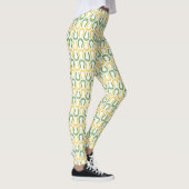 Groen & goudgeel Hoefijzer Leggings (Rechts)