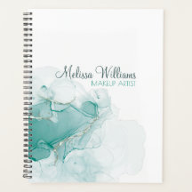 Groen goudglitter monogram naam en beroep