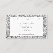 Groen goudkristal Ball & Diamond Fortune Telling Visitekaartje (Achterkant)