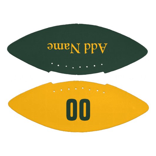  groen/goudmini-Football American Football (Panelen)