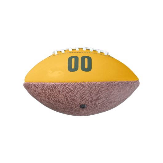  groen/goudmini-Football American Football (Gedraaid 270)