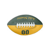  groen/goudmini-Football American Football (Voorkant)