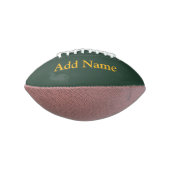  groen/goudmini-Football American Football (Gedraaid 90)