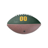 groen/goudmini-Football American Football (Gedraaid 270)