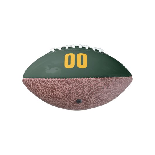 groen/goudmini-Football American Football (Gedraaid 270)
