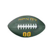  groen/goudmini-Football American Football (Voorkant)