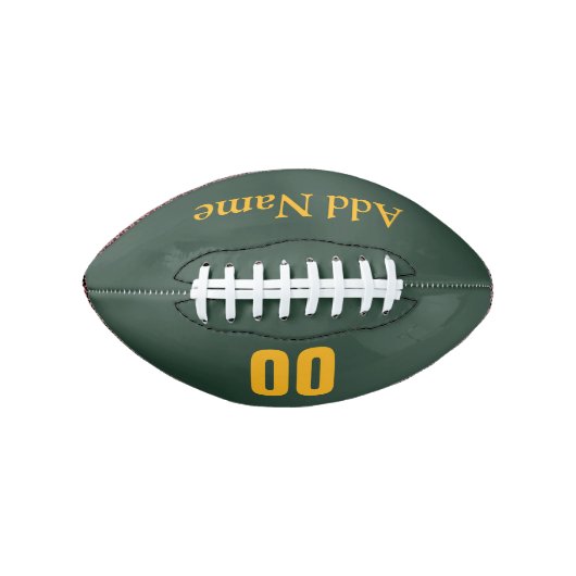 groen/goudmini-Football American Football (Voorkant)