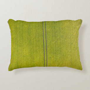Groen gras accent kussen