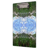 Groen Gras Blauwe Lucht Klembord (Links)
