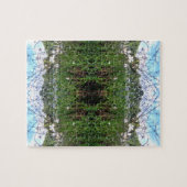 Groen Gras Blauwe Lucht Legpuzzel (Horizontaal)