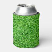 Groen gras blikjeskoeler (Blikje Voorkant)