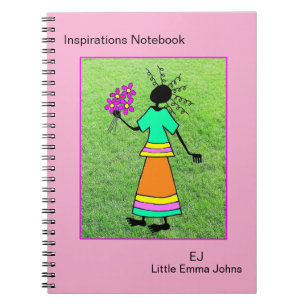 Groen gras, Bloemen, Geweldige Inspiraties Notitieboek