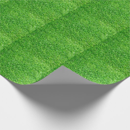 Groen gras cadeaupapier (Hoek)