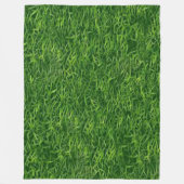 GROEN GRAS FLEECE DEKEN (Voorkant)