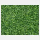 GROEN GRAS FLEECE DEKEN (Voorkant (Horizontaal))