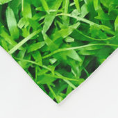 Groen gras fleece deken (Hoek)