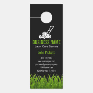 Groen gras gazon zorg maaien Landscaping Deurhanger