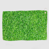 Groen gras golfhanddoek (Horizontaal)