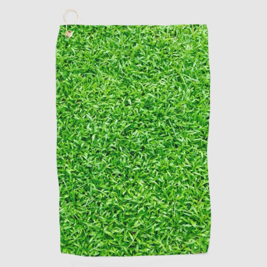 Groen gras golfhanddoek (Voorkant)