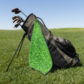 Groen gras golfhanddoek (Groen)
