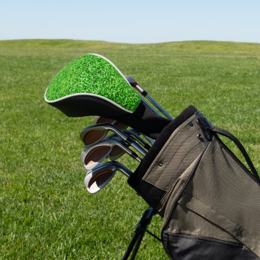 Groen gras golfheadcover (Insitu)