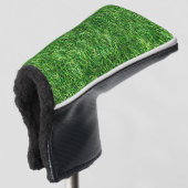 Groen Gras Golfheadcover (3/4 voorkant)