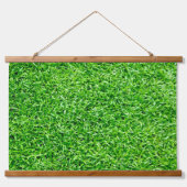 Groen gras hangend wandkleed (Voorkant)