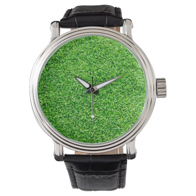 Groen gras horloge (Voorkant)