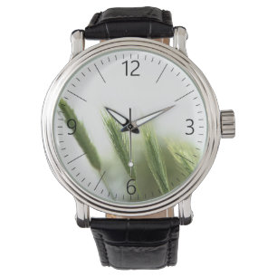Groen gras horloge