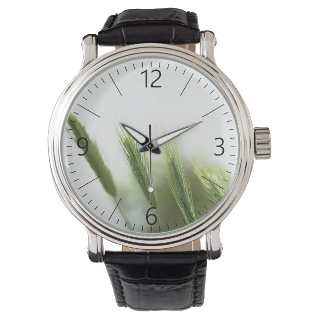 Groen gras horloge (Voorkant)