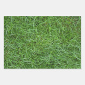 Groen Gras Inpakpapier Vel (Voorkant 3)