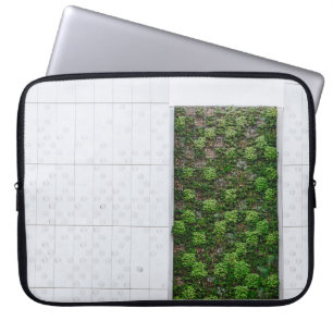 Groen gras laptop sleeve