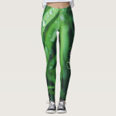 Groen gras leggings (Voorkant)