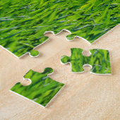 Groen gras legpuzzel (Zijkant)