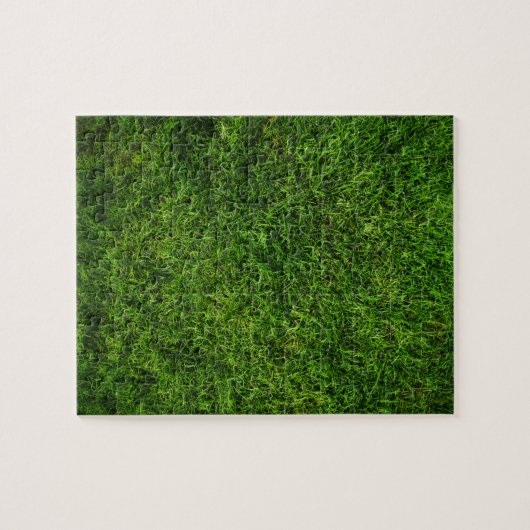 Groen gras legpuzzel (Horizontaal)