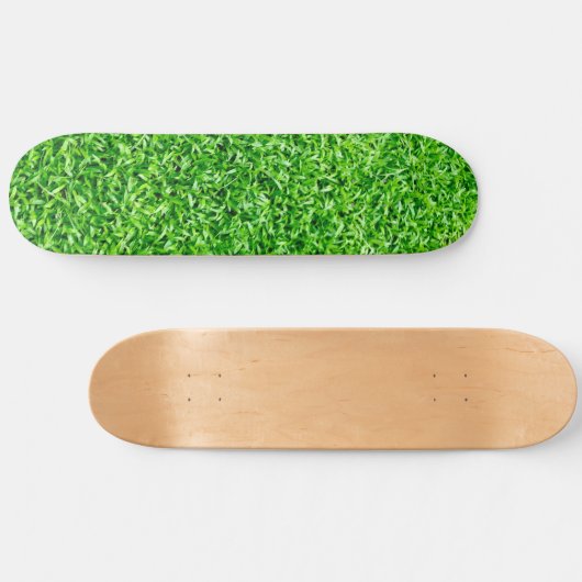Groen gras persoonlijk skateboard (Horizontaal)