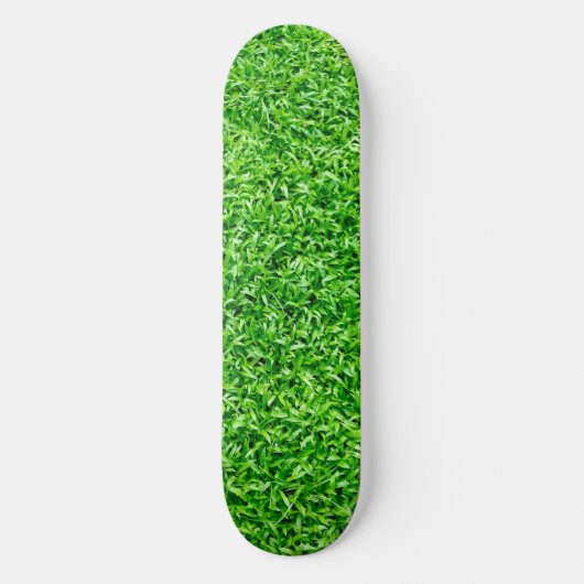 Groen gras persoonlijk skateboard (Voorkant)