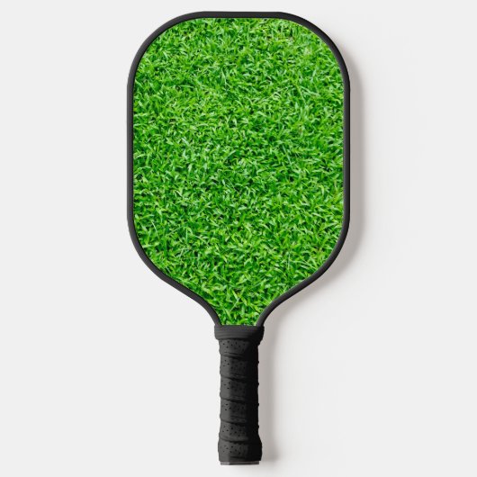 Groen gras pickleball paddle (Voorkant)