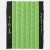 Groen gras, Schattige stijlvol en elegant Fleece Deken (Voorkant)