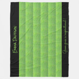 Groen gras, Schattige stijlvol en elegant Fleece Deken