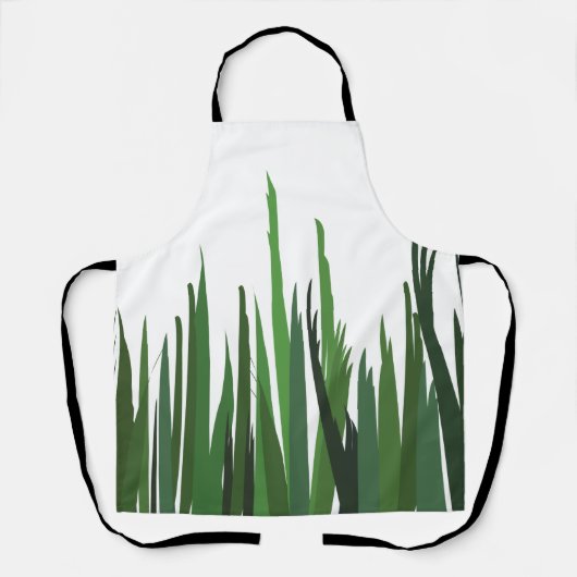 Groen Gras Schort (Voorkant)