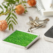 Groen gras sleutelhanger (Zijkant)