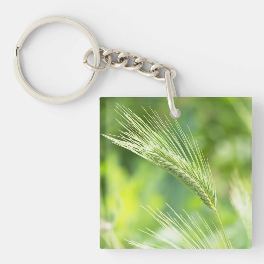Groen gras sleutelhanger (Voorkant)