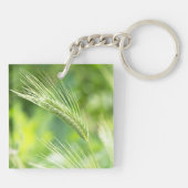 Groen gras sleutelhanger (Achterkant)