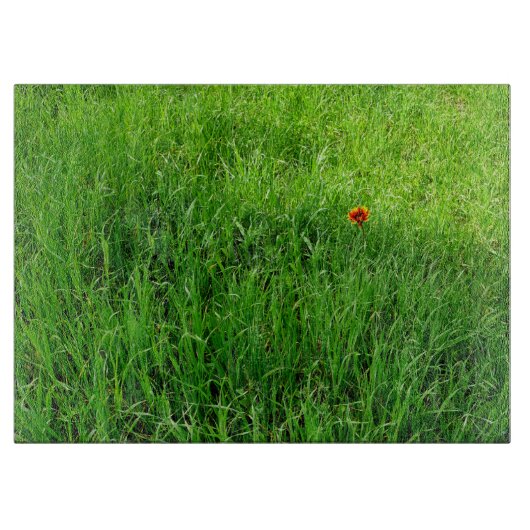 Groen Gras Snijplank (Voorkant)