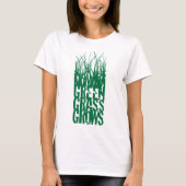 Groen gras t-shirt (Voorkant)